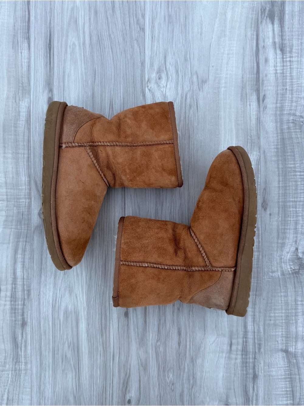 UGG Classic Short II boots in chestnut brown suede